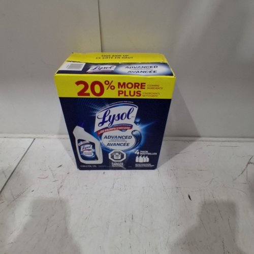 4PK LYSOL ADVANCED TOILET BOWL CLEANER - 946ML/BOTTLE (MODEL: 937319) image 2