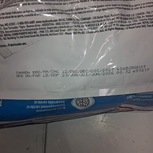 ROYAL CANIN SIZE HEALTH NUTRITION MEDIUM PUPPY DOG FOOD - 2-12 MONTHS - 30LBS image 4