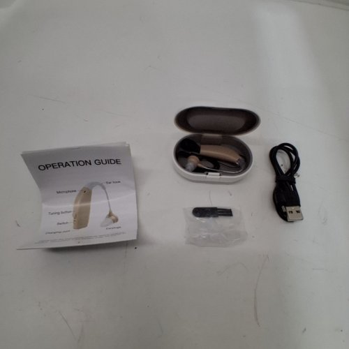 NEW STYLE HEARING AID WITH TRAVEL CASE - BEIGE image 2
