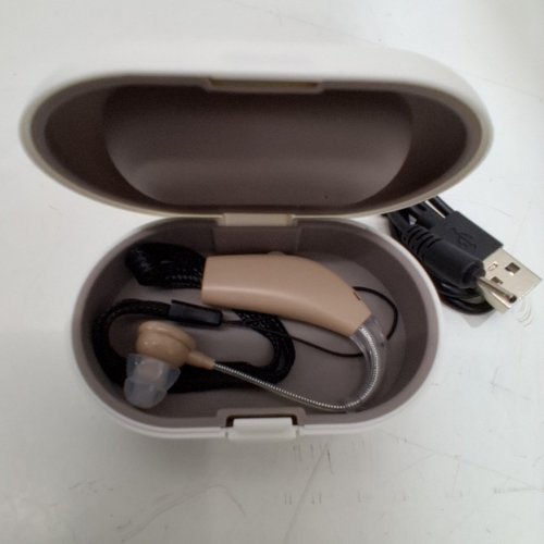 NEW STYLE HEARING AID WITH TRAVEL CASE - BEIGE image 3