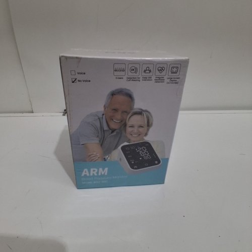 ARM BLOOD PRESSURE MONITOR SMART BLUETOOTH BLOOD PRESSURE METER- MODEL AOJ-30C -(BLACK) - image 2