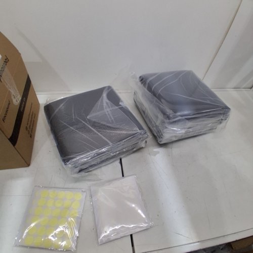 120PK FOCUSSOUND ACOUSTIC FOAM PANELS - 12" X 12" X 1" - BLACK image 2