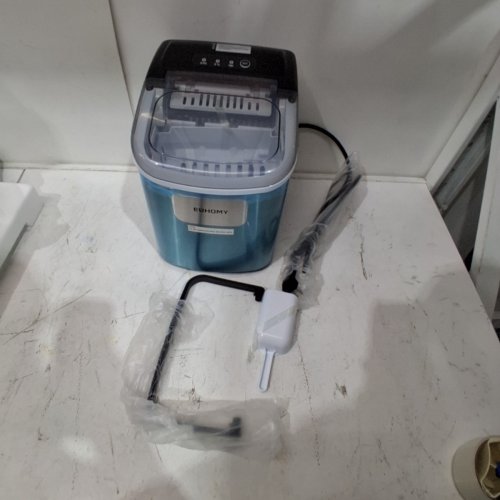 EUHOMY COUNTERTOP ICE MAKER - MAKES 26LBS/DAY - STAINLESS STEEL (MODEL: IM-06S) image 3