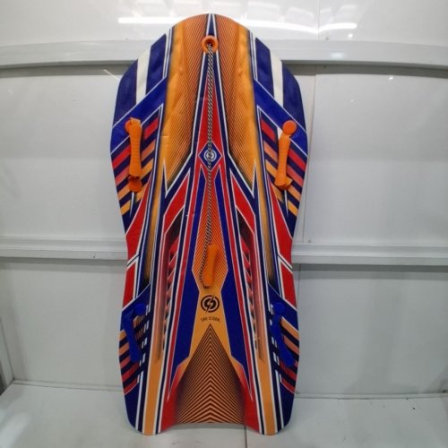 SNO STORM VIPERNEX 2 PERSON FOAM SNOW SLED WITH TOW ROPE - 50" - RED/ORANGE/BLUE (MODEL: 2000509) image 3
