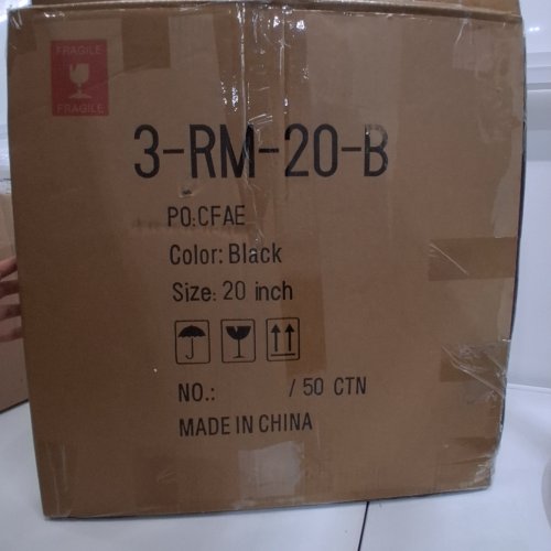 ROUND MIRROR - 20" - BLACK (MODEL: 3-RM-20-B) image 2