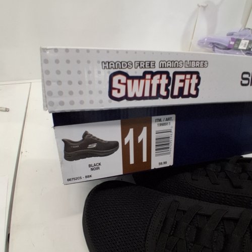 MEN'S SKECHERS SWIFT FIT SHOES - SIZE 11 - BLACK (STYLE: 1998911) image 2