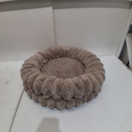 BALANCE LUXURY ORTHOPEDIC ROUND DOG BED - 24" X 6" - TAUPE image 2