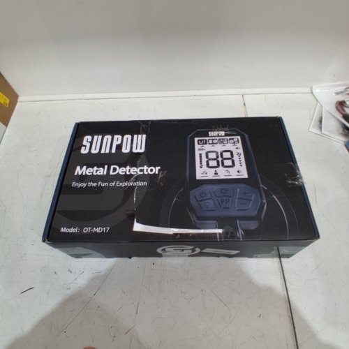 SUNPOW WATERPROOF SEARCH COIL METAL DETECTOR - BLACK (MODEL: OT-MD17) image 6