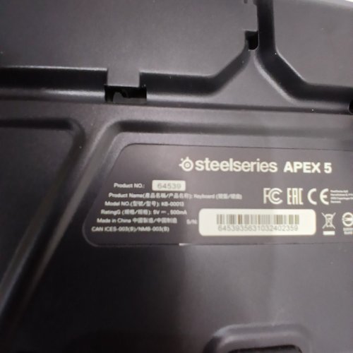 STEELSERIES APEX 5 HYBRID MECHANICAL GAMING KEYBOARD – PER-KEY RGB ILLUMINATION – AIRCRAFT GRADE ALUMINUM ALLOY FRAME – OLED SMART DISPLAY (HYBRID BLUE SWITCH) (MODEL : ‎64539) image 4