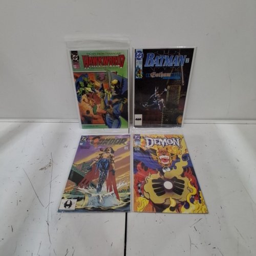 4 ASSTD DC COMICS COMIC BOOKS - THE DEMON #25, BLACK CONDOR #3, BATMAN #477, HAWKWORLD #23 - VARIOUS AUTHORS image 2