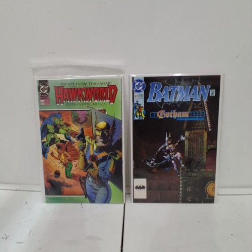 4 ASSTD DC COMICS COMIC BOOKS - THE DEMON #25, BLACK CONDOR #3, BATMAN #477, HAWKWORLD #23 - VARIOUS AUTHORS image 3