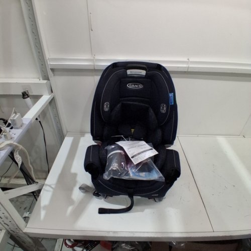 GRACO 4EVER 4-IN-1 CONVERTIBLE FROM INFANT TO TODDLER CAR SEAT (1.8-18 KG), WASHABLE SEAT COVER - DREW STYLE / GREY BLACK (MODEL: 2168323) image 4