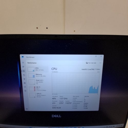 DELL 16 LAPTOP - 16" FHD+ DISPLAY | INTEL CORE 7-150U | 16G RAM DDR5 | 1TB SSD | WI-FI 6E | WINDOWS 11 HOME - PLATINUM SILVER (MODEL: DC16251) image 7