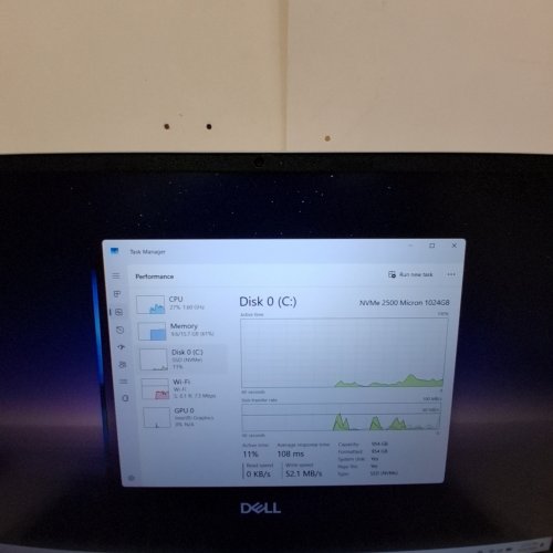 DELL 16 LAPTOP - 16" FHD+ DISPLAY | INTEL CORE 7-150U | 16G RAM DDR5 | 1TB SSD | WI-FI 6E | WINDOWS 11 HOME - PLATINUM SILVER (MODEL: DC16251) image 9