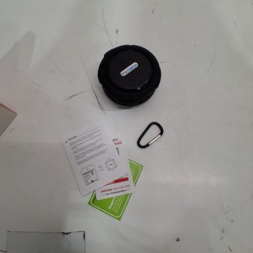 VICTSING C6 PORTABLE BLUETOOTH SPEAKER - WATERPROOF, 6H PLAYTIME, LOUD HD SOUND, SHOWER SPEAKER - BLACK (MODEL: BH114A) image 3