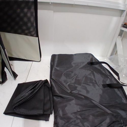 PETSFIT FOLDABLE PORTABLE POP UP DOG PLAYPEN - 45.5" - LARGE - BLACK/BEIGE (MODEL: DCC1058065YL) image 3