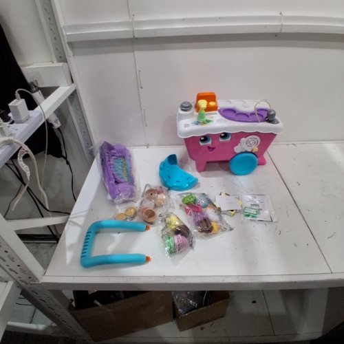LEAPFROG EXCLUSIVE SCOOP & LEARN ICE CREAM CART DELUXE KIDS TOY - PURPLE/PINK - (MODEL: ‎80-600761) image 2