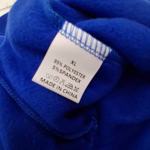 2PC women's  LEISURE WEAR QUARTER-ZIP HOODIE AND SWEATPANTS SET - extra large - BLUE image 4