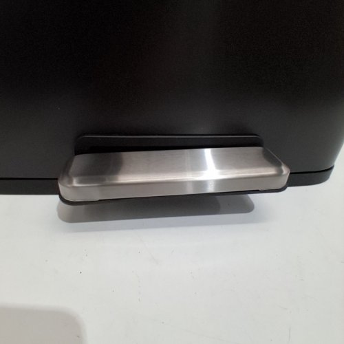 EKO MADISON STAINLESS STEEL STEP TRASH/GARBAGE CAN WITH INNER LINER - 50L - MATTE BLACK (MODEL:‎ EK9361P-50L-MBS) image 3