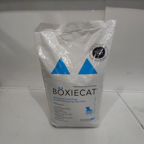 BOXIECAT ALL NATURAL CLUMPING CAT LITTER - SCENT FREE - 16LBS image 2