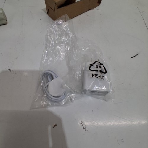 2PC MAGNETIC CHARGER AND CUBE FOR APPLE WATCH - USB-A - 3.3FT - WHITE image 2