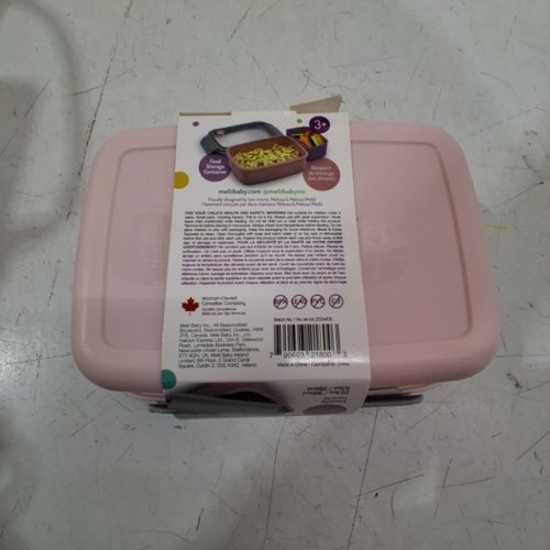 2PC MELII BENTO LUNCH BOX - 29.8OZ/9.5OZ - PINK image 2