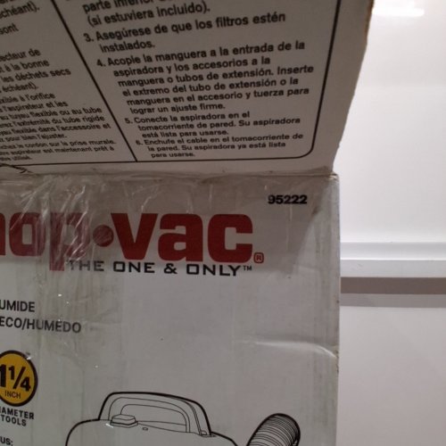 SHOP-VAC 5.5 HP WET/DRY VACUUM WALL MOUNT - 5GAL - RED (MODEL: 95222) image 3