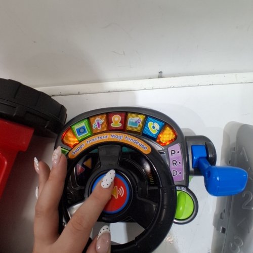 KIDS VTECH SUPER TRACTOR AND LAWNMOWER - **FRENCH VERSION** - AGES 1-3 - MULTICOLOUR (MODEL: 80-576505) image 2