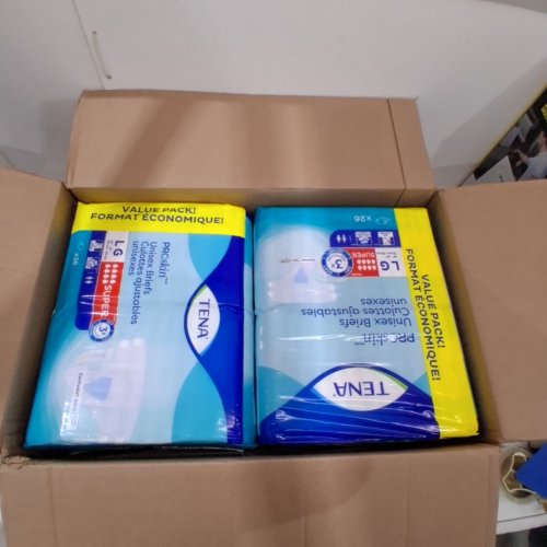 52PK TENA PROSKIN UNISEX BRIEFS - LARGE (MODEL: 055856 V-00) image 2