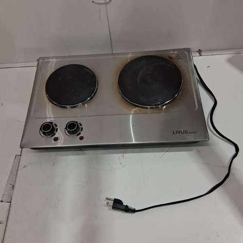 LIVING BASICS DOUBLE CERAMIC HOB COOK TOP - STAINLESS STEEL (MODEL: ES-3202C) image 3