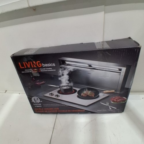 LIVING BASICS DOUBLE CERAMIC HOB COOK TOP - STAINLESS STEEL (MODEL: ES-3202C) image 5