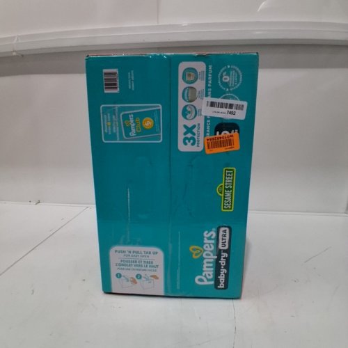 90PK PAMPERS BABY DRY ULTRA DISPOSABLE BABY DIAPERS - SIZE 5 (27+LB) image 3