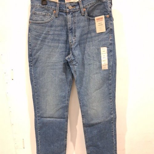 MEN'S LEVI'S SIGNATURE ATHLETIC JEANS - 32W X 30L - BLUE image 2
