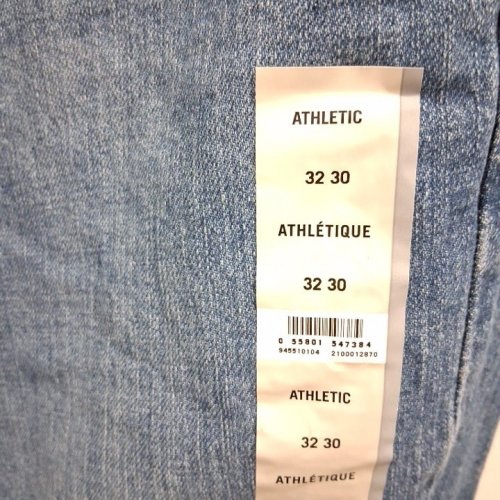 MEN'S LEVI'S SIGNATURE ATHLETIC JEANS - 32W X 30L - BLUE image 3