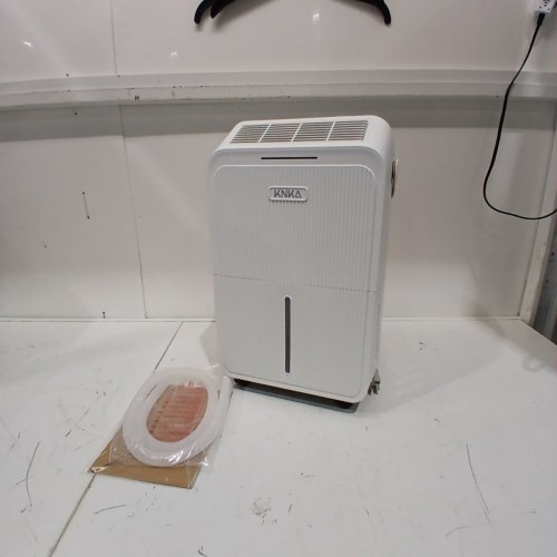 KNKA DEHUMIDIFIER WITH DRAIN HOSE - 2500SQFT - 230W - 120V - WHITE (MODEL: PD22SC-12) image 3