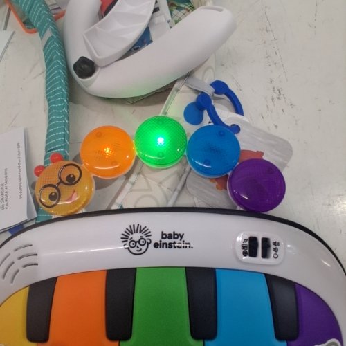 BABY EINSTEIN 4-IN-1 KICKIN' TUNES MUSIC ACTIVITY GYM PLAY MAT image 2