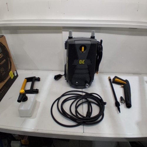 BE POWER EQUIPMENT ELECTRIC HIGH PRESSURE WASHER - 2,000 PSI MAX / 1.7 GPM / 1,600W / 120 V / 13A - BLACK (MODEL: P1915EN) image 12
