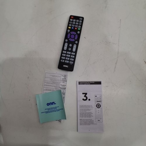 ONN. UNIVERSAL 4-DEVICE REMOTE CONTROLLER, COMPATIBLE WITH MOST MAJOR BRANDS - BLACK (MODEL: ONA23AV001C) image 2