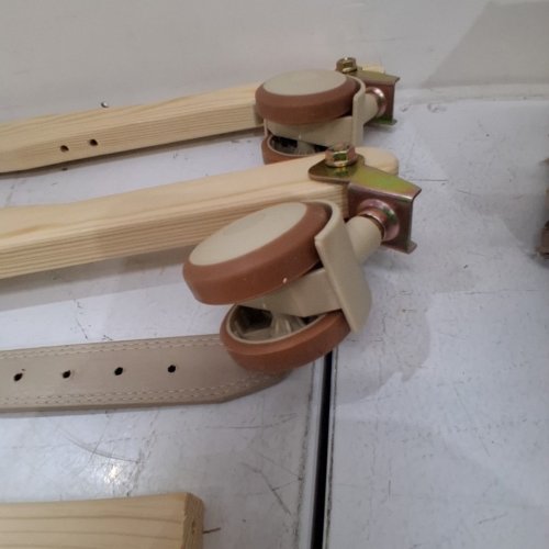 ECOADE MOSES BASKET STAND ROCKER STAND *STAND ONLY * - NATURAL WOOD image 4