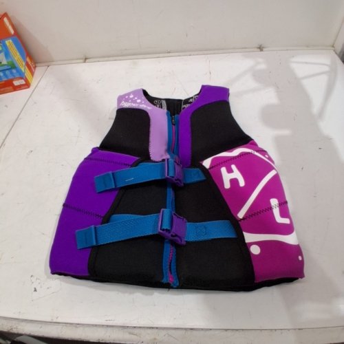 YOUTH HYPERLITE PFD VEST - 55 LBS - 88 LBS - BLUE/PURPLE/BLACK (MODEL: 1819492) image 2