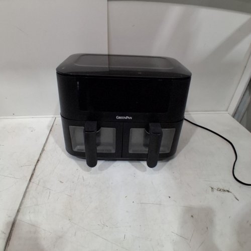 GREENPAN BISTRO DUAL ZONE AIR FRYER - TWO 4L BASKETS/8L - BLACK - (MODEL-CC008842) image 3
