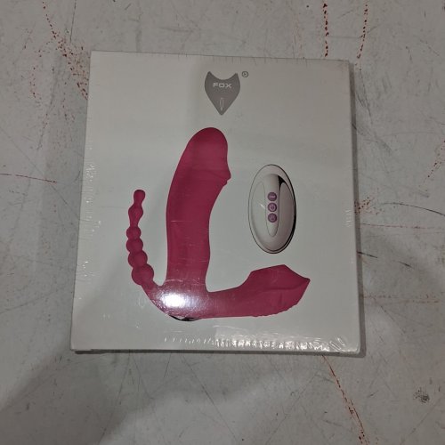 FOX 3-IN-1 G SPOT REMOTE CONTROL VIBRATING DILDO - PINK image 3