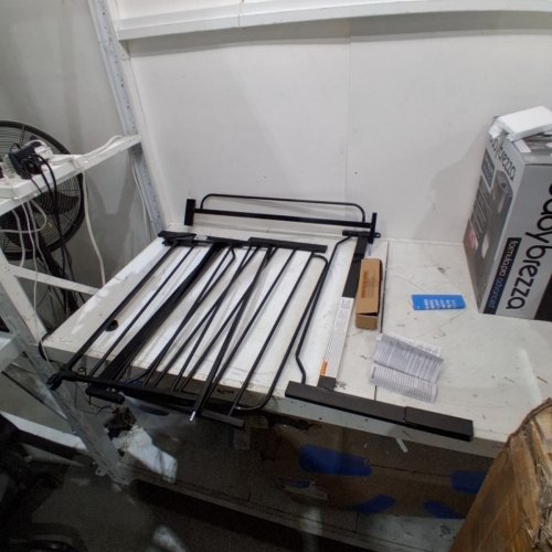 REGALO EASY STEP EXTRA WIDE METAL SAFETY GATE - 30" X 29" - 49" - BLACK (MODEL: 1164EB) image 2
