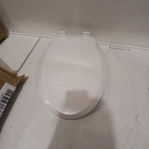 GARVEE ELONGATED TOILET SEAT WITH BUILT-IN TODDLER SEAT - 19" - ELONGATED - WHITE (MODEL: PHO_0VP6OQUI) image 2
