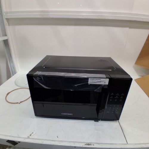 CHEFMAN COUNTERTOP MICROWAVE OVEN WITH 10 POWER LEVELS, 6 COOKING PRESETS, AND CHILD SAFETY LOCK - 0.9 CU.FT - 900W - BLACK (MODEL: RJ55-9-V2-CA) image 4