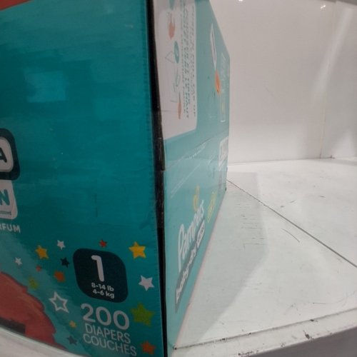 200PK PAMPERS BABY DRY ULTRA, FRAGRANCE FREE - SIZE 1 - ELMO image 3