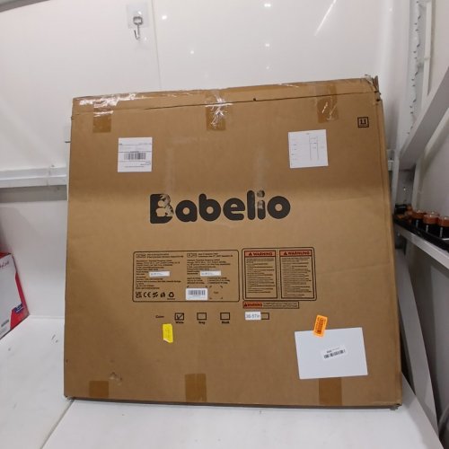 BABELIO EXTRA WIDE AUTO CLOSE WITH LARGE WALK THRU DOOR BABY/DOG GATE - 36" TO 57" - WHITE - (MODEL: CB-M-101) image 3