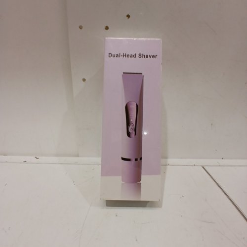WOMEN'S DUAL HEAD SHAVER, 2-IN-1 ELECTRIC RAZOR WITH CERAMIC BLADE HEADS - PINK image 2
