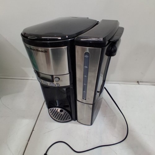 HAMILTON BEACH 47950 12-CUP BREWSTATION COFFEE MAKER WITH REMOVABLE RESERVOIR, BLACK AND STAINLESS STEEL image 7