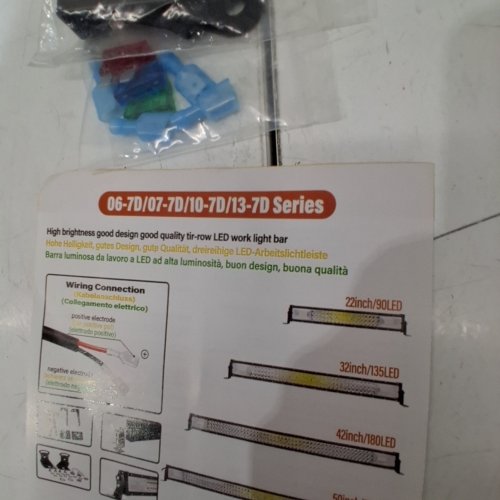 LED LIGHT CURVED WORK BAR - 50" - UNIVERSAL FIT - BLACK image 2